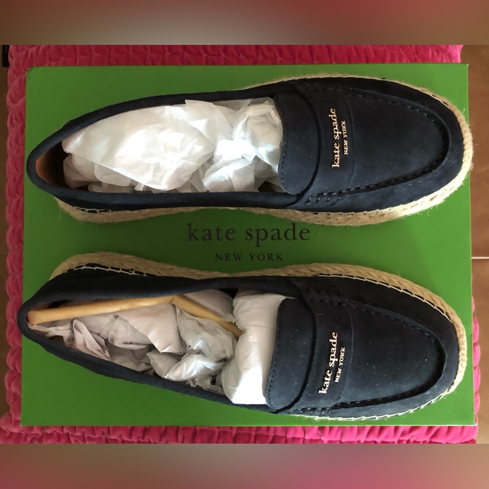 Kate Spade Eastwell Espadrilles - Navy - 8.5